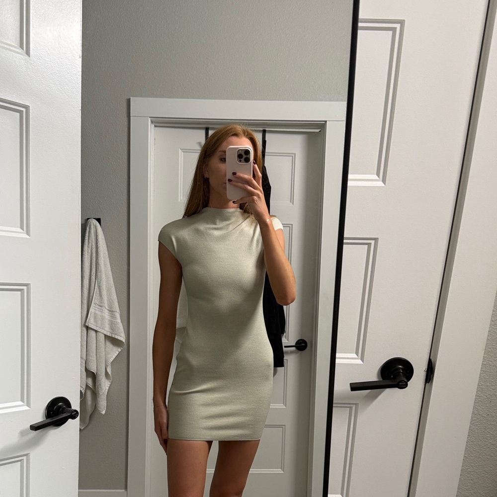 Zara Cream Mini Dress